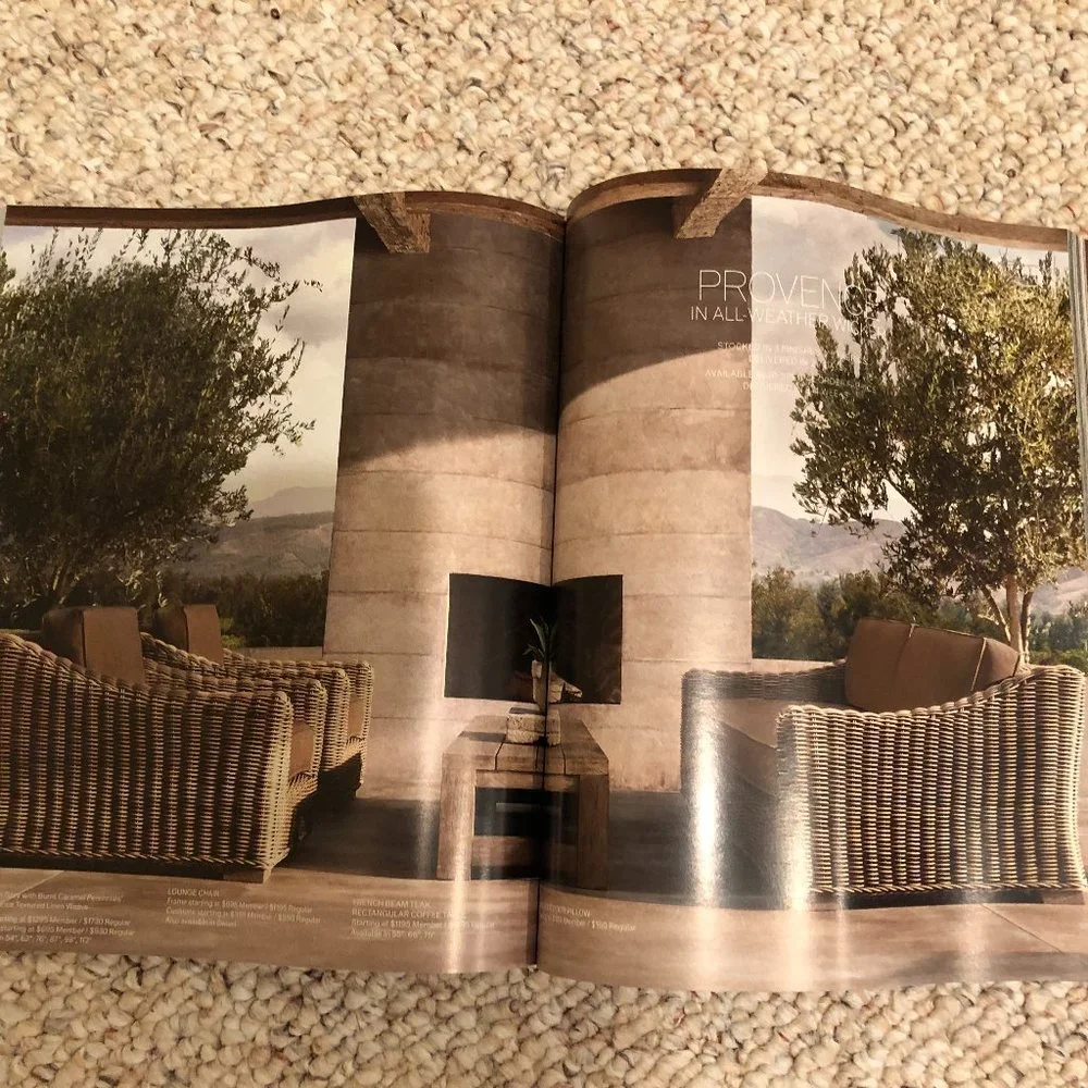Restoration Hardware Outdoor Catalog
